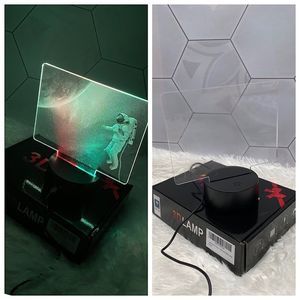 Colorful Sci-Fi Outspace Astronaut Two Tone LED Light for Child Birthday